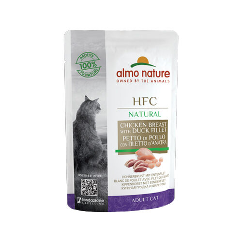Almo Nature HFC - Raw Pack - Chicken & Duck Fillet - 24 x 55g