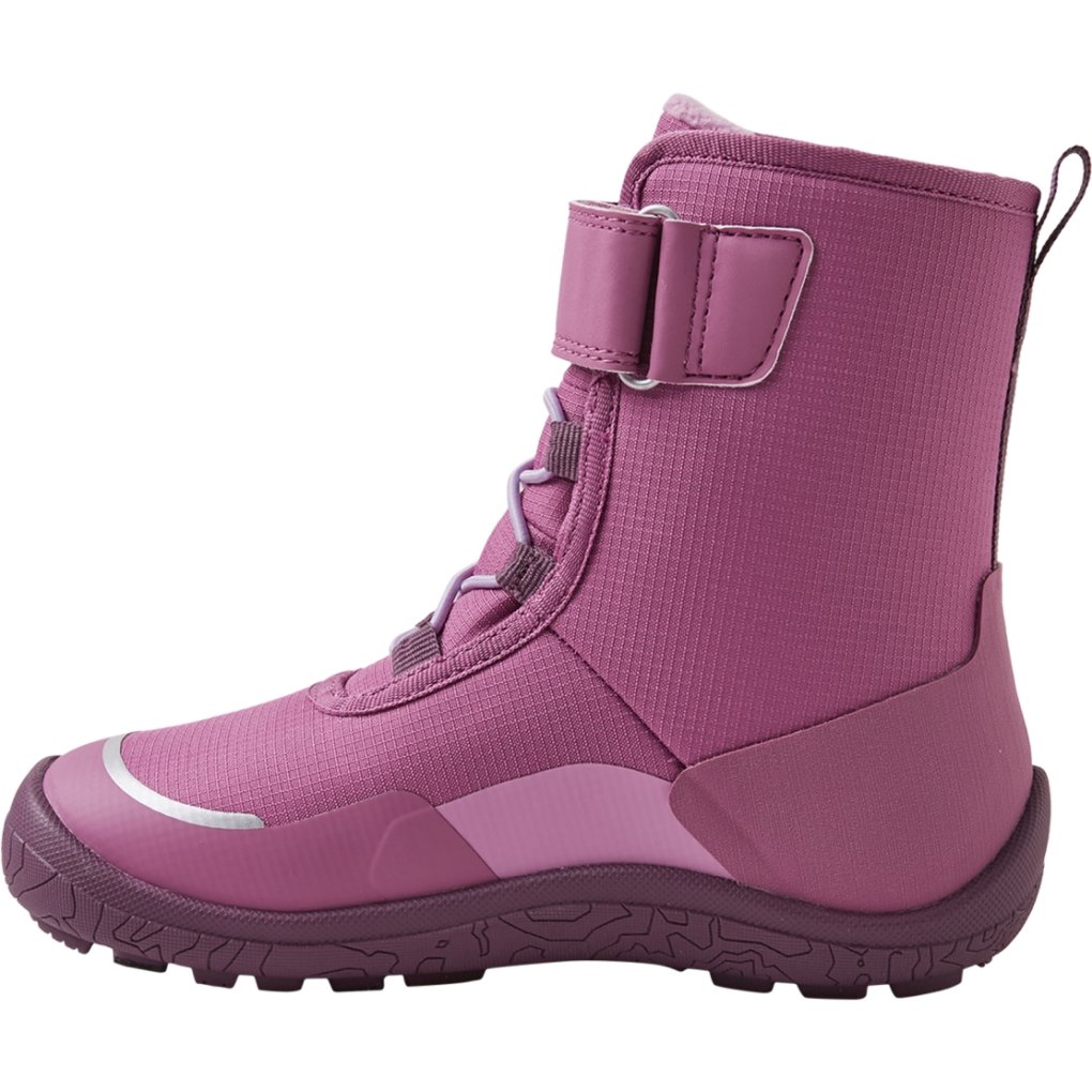 Reima Talvella Barefoot Winter Boots Kids - red violet 5390