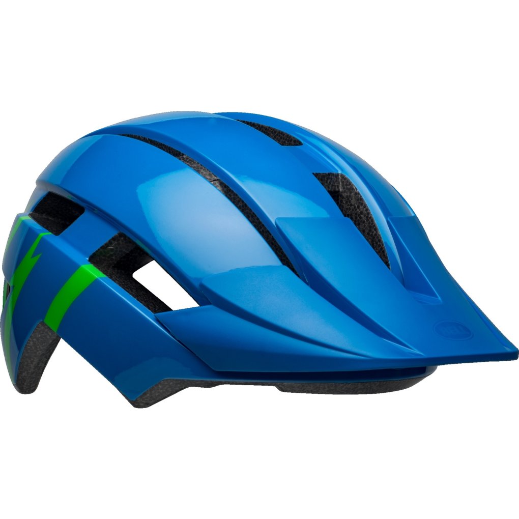Bell Sidetrack II MIPS Child Helmet - strike gloss blue/green