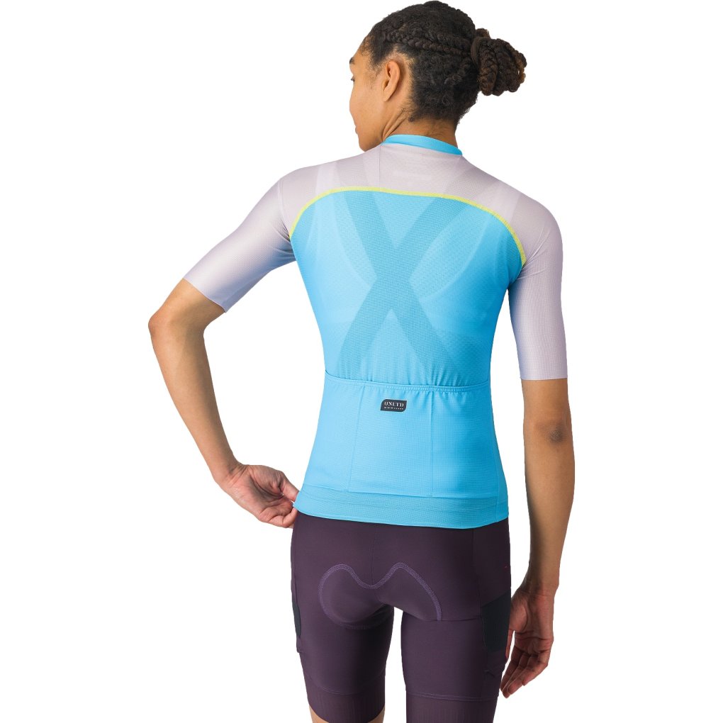 Castelli Unlimited 2 Jersey Women - neon cobalt/purple mist-light 272