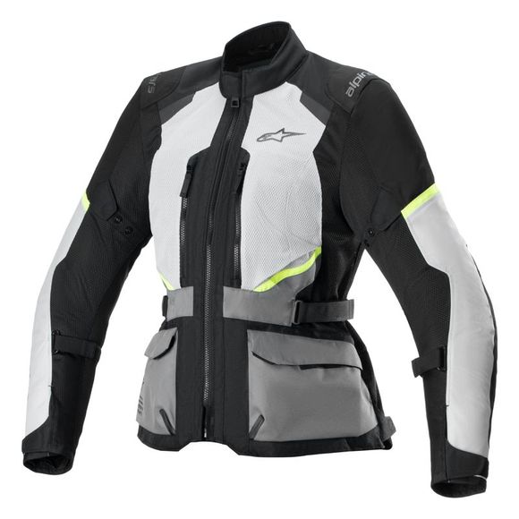 Motorcycle Jacket Alpinestars Stella Andes Air Drystar - Gray / BlackRef: AP3317