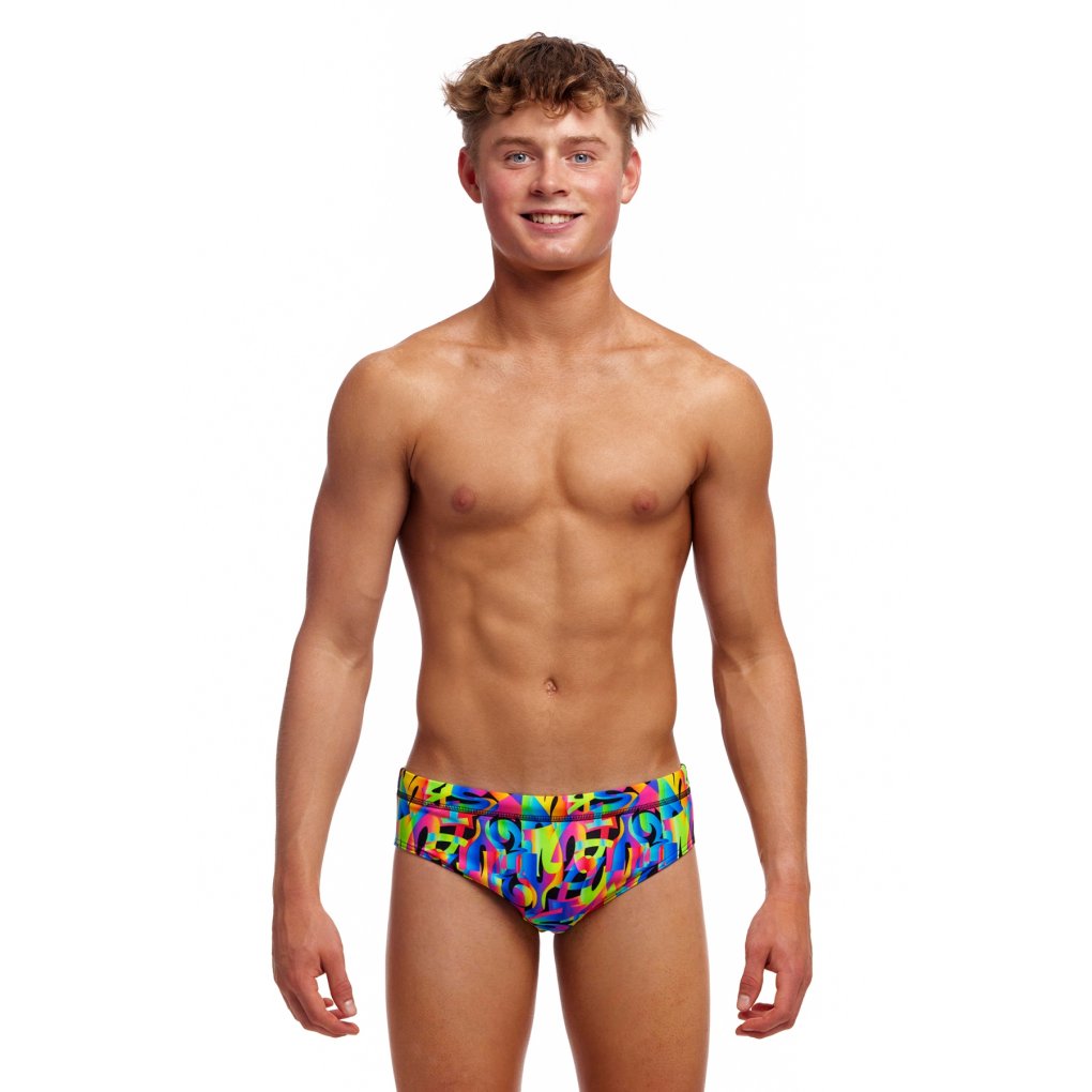 Funky Trunks Classic Briefs Boys - Colour Funk