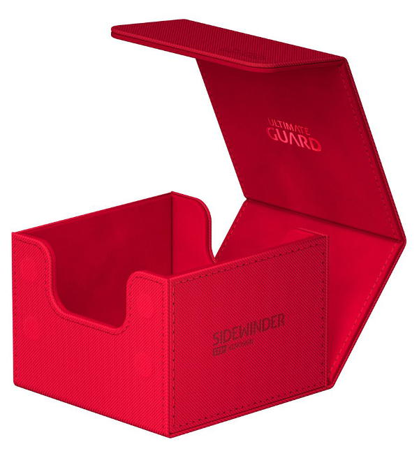 Ultimate Guard Sidewinder 133+ Xenoskin Monocolor Deck Box - Red