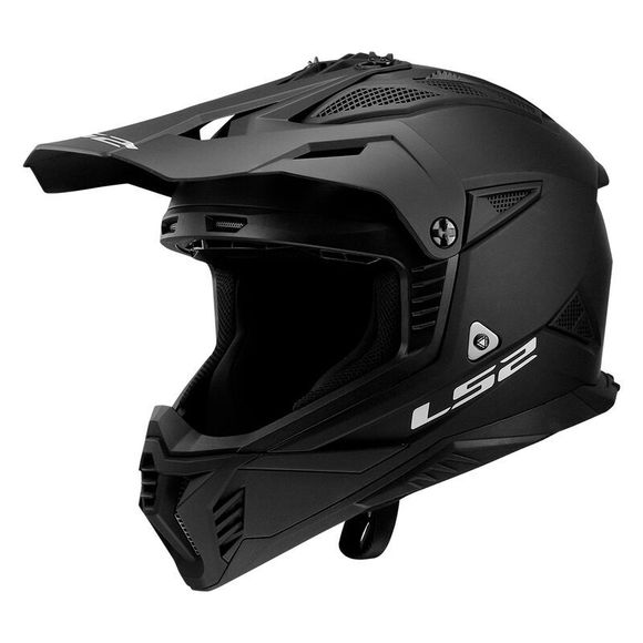 LS2 MX708 FAST II SOLID MATT 2025 cross helmet - BlackRef: LS0904