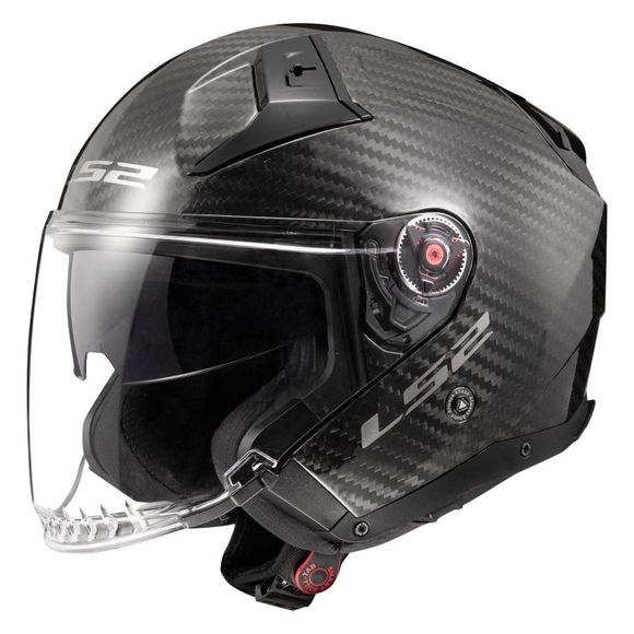 LS2 OF603 INFINITY II Jet Helmet - CARBON - CarbonRef: LS0800