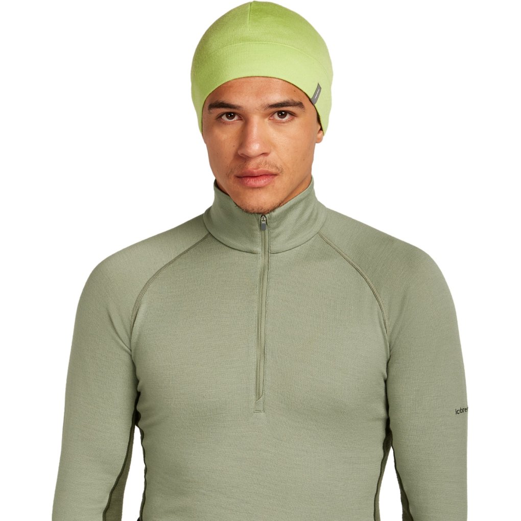 Icebreaker Merino 260 Ridge Beanie - Peridot
