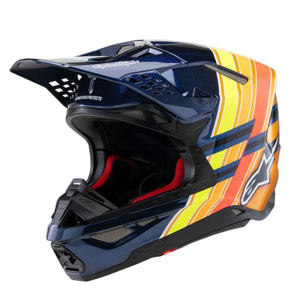 Alpinestars Supertech S -M10 cross Helmet - TLD Edition 25 2025 - Blue / OrangeRef: AP3387