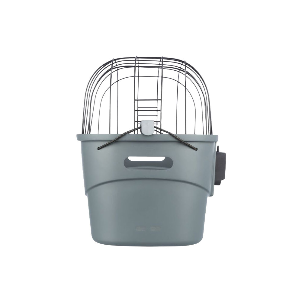 Trixie Handlebar Bike Basket - 42 x 39 x 30 cm - Grey