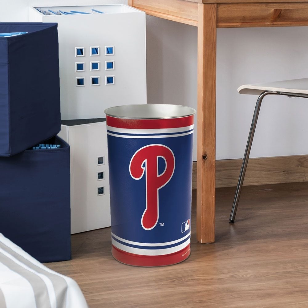 Philadelphia Phillies Baseball MLB Wastebasket