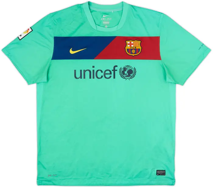 2010-11 Barcelona Away Shirt Messi #10