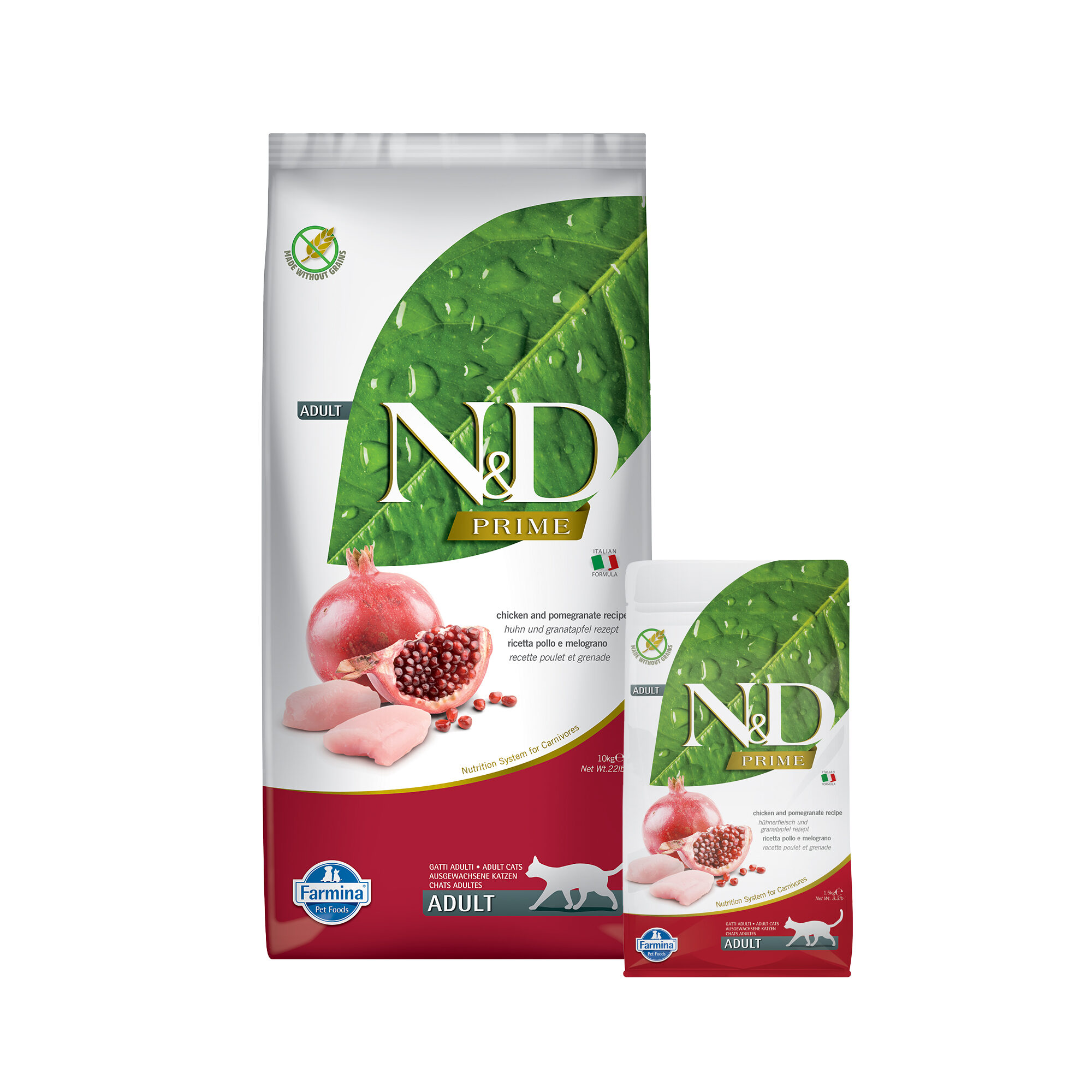 Farmina N&D Prime Adult Cat Food - Chicken - 10 kg