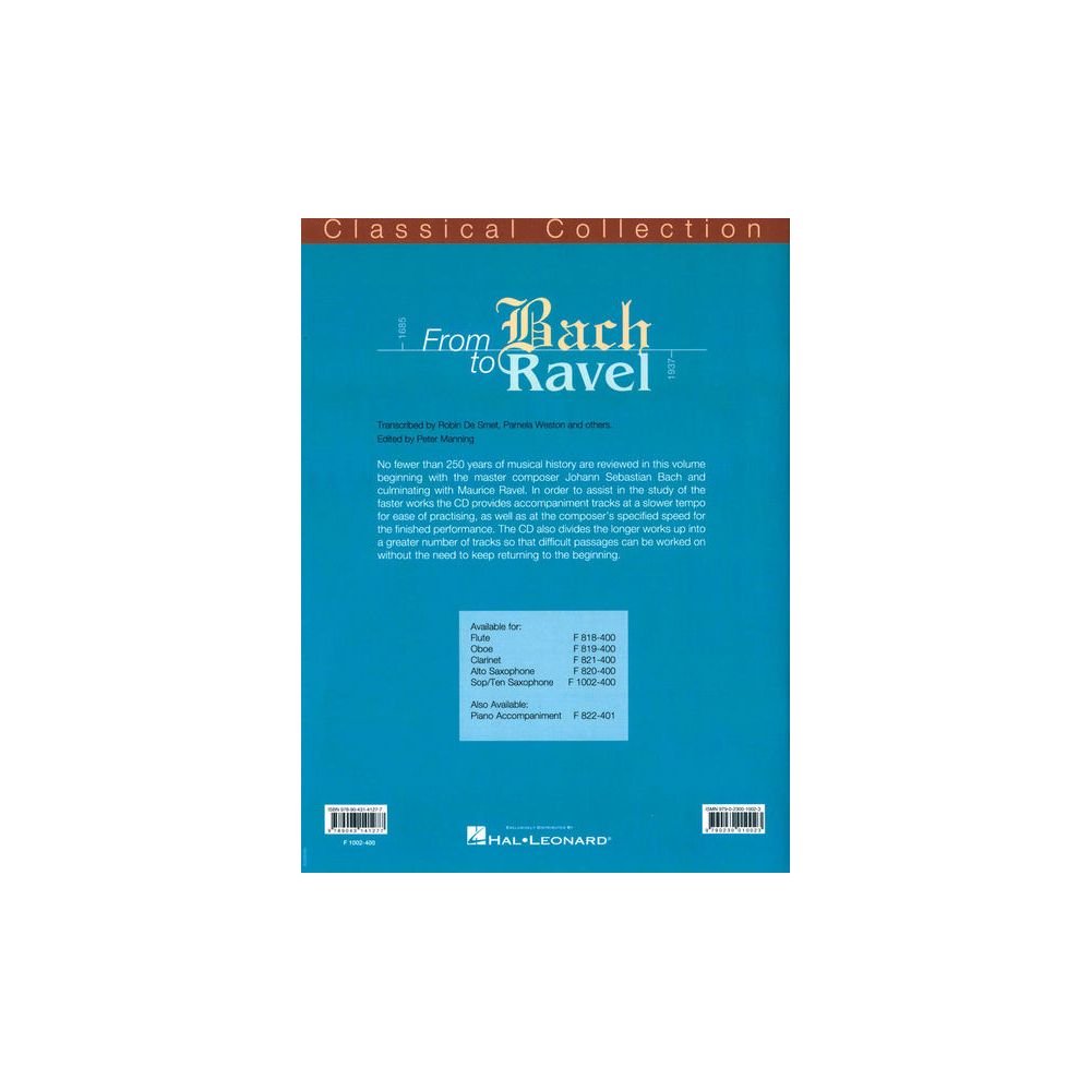 Fentone Music From Bach To Ravel T