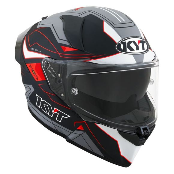 Casque intégral KYT R2R LED - Noir / GrisRef : KYT0145