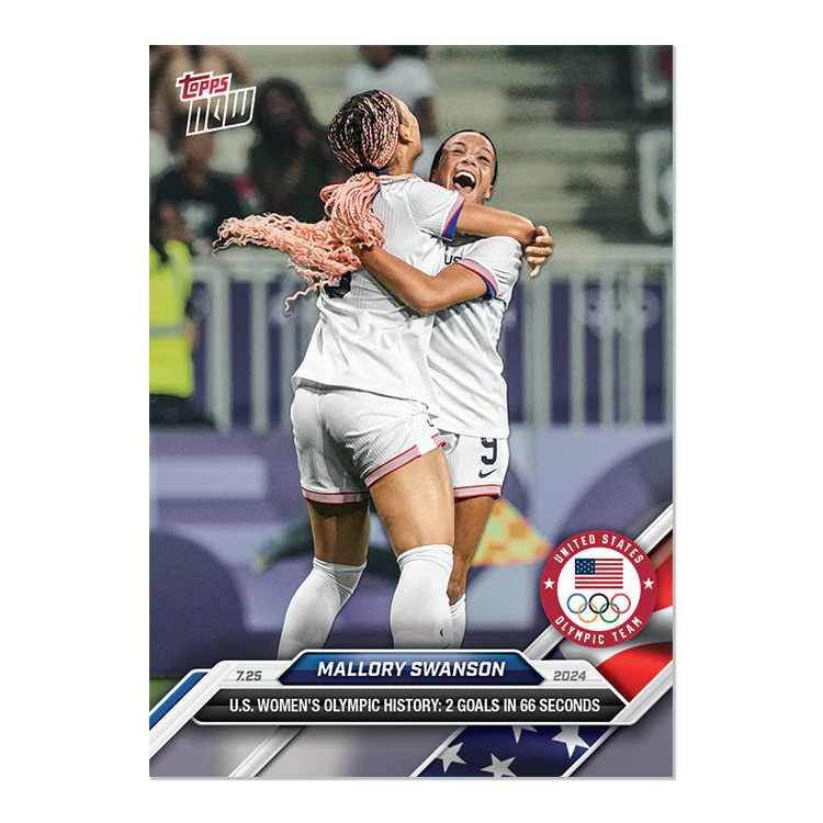 Mallory Swanson - 2024 Olympic Games TOPPS NOW® Card 1