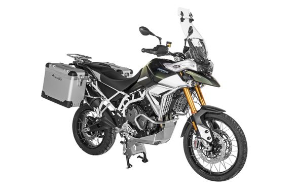 Touratech ZEGA Pro 38/45 suitcase - Gray support included - Gray anodizedRef: Trt01881A / 01-421-5736-0