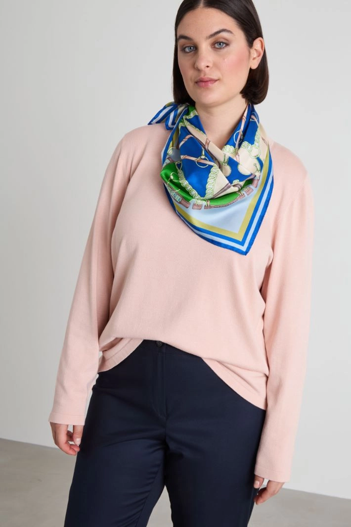 Viscose sweater - LIGHT PINK