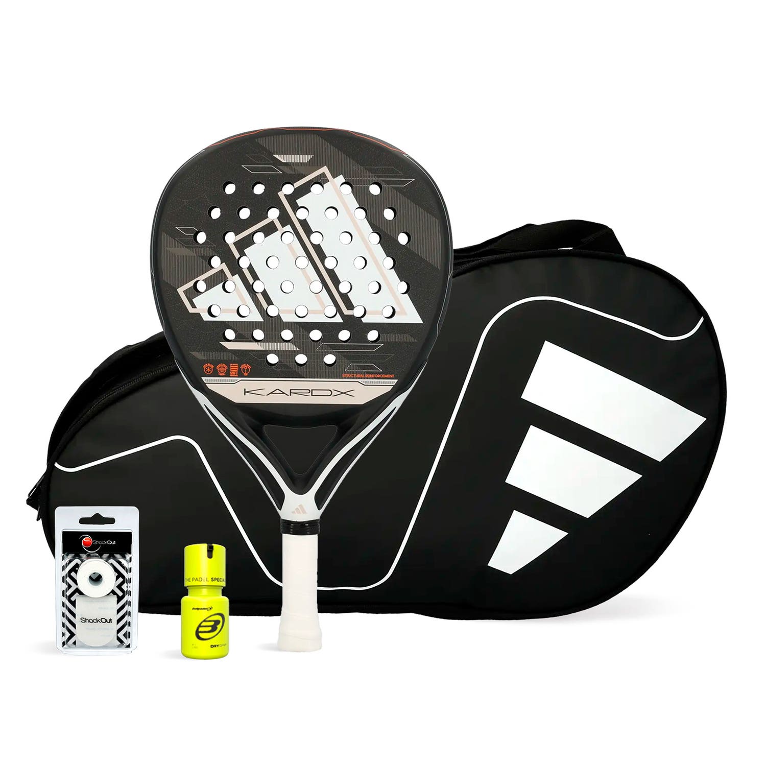 PACK ADIDAS KARDEX PADELBAG CARBON CONTROL DRY GRIP