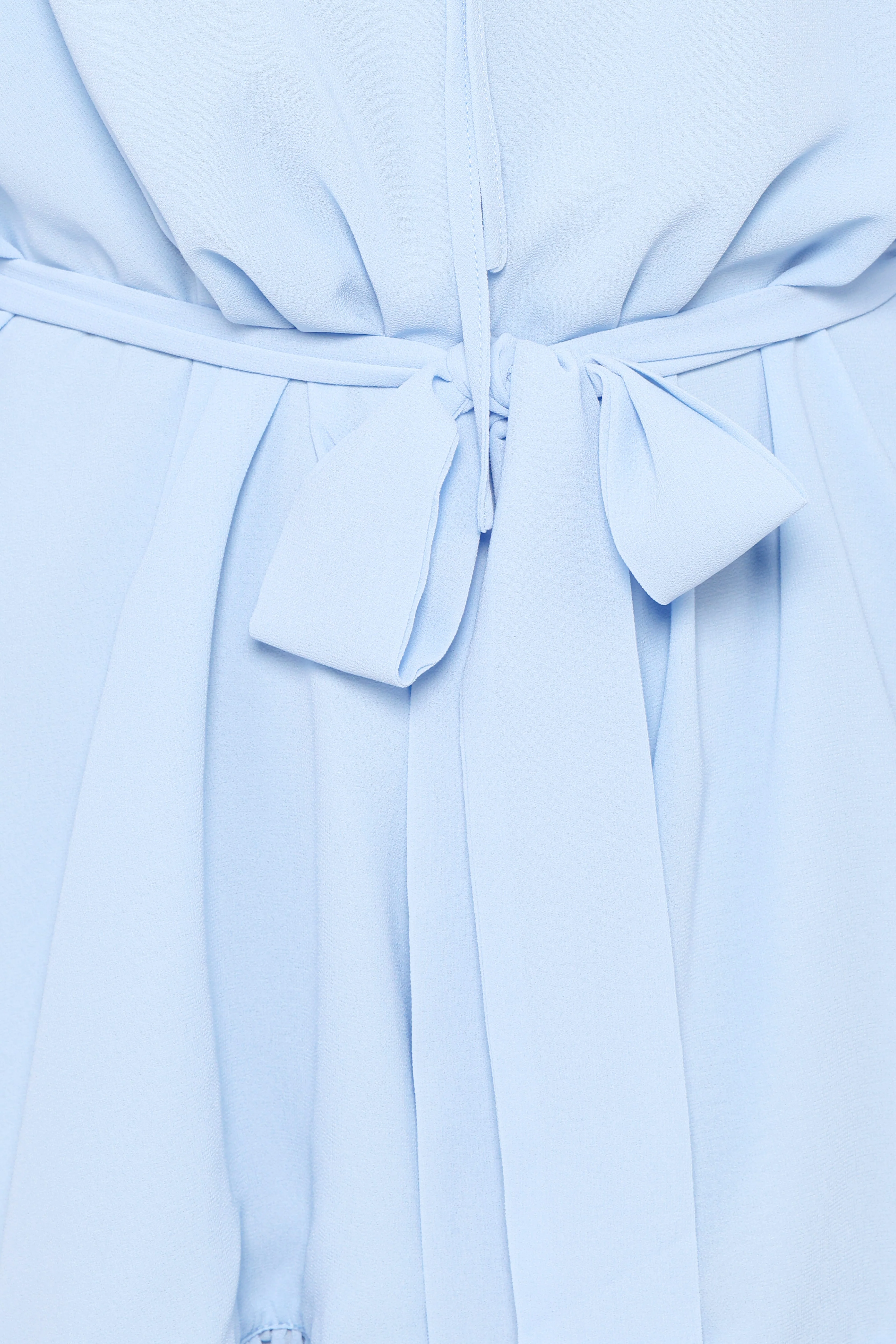 Brianna Long Sleeve Romper - Blue
