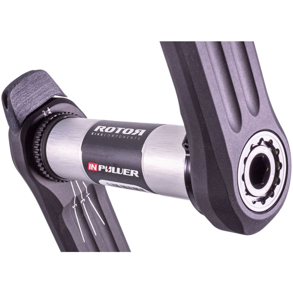 Rotor INpower DM Powermeter Road Crank - black