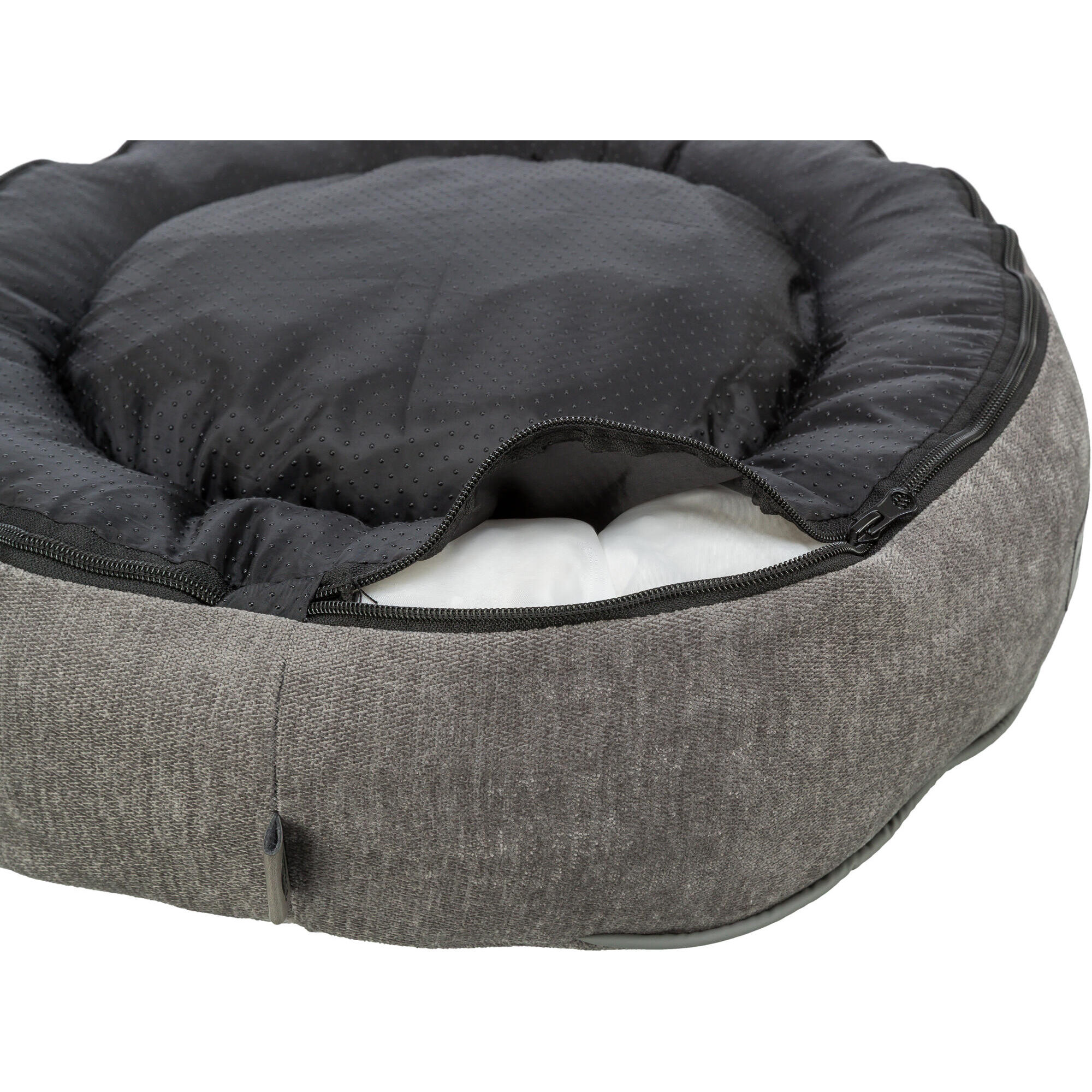 Trixie Vital Dogbed Lennox - Round - Gray - 50 cm