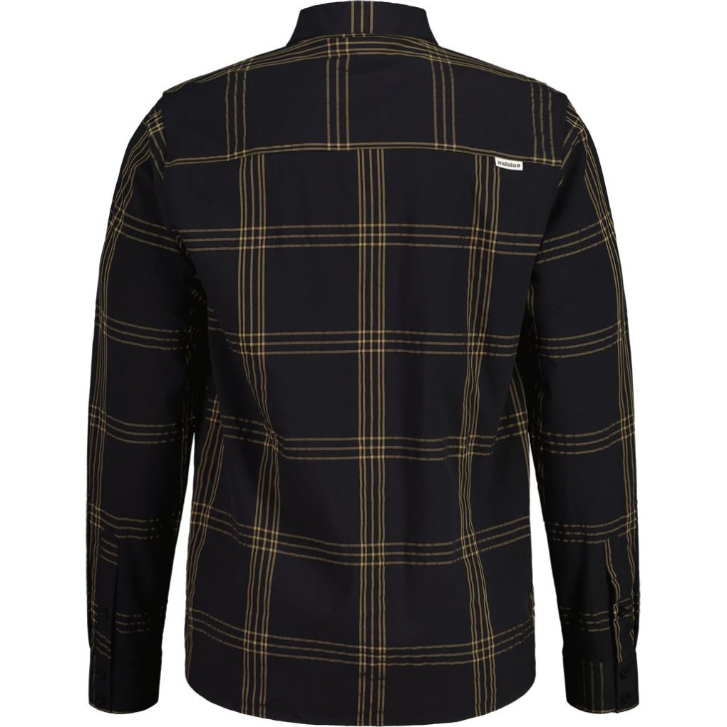 Maloja AlblanM. 1/1 Mountain Shirt Men - deep black multi 8862