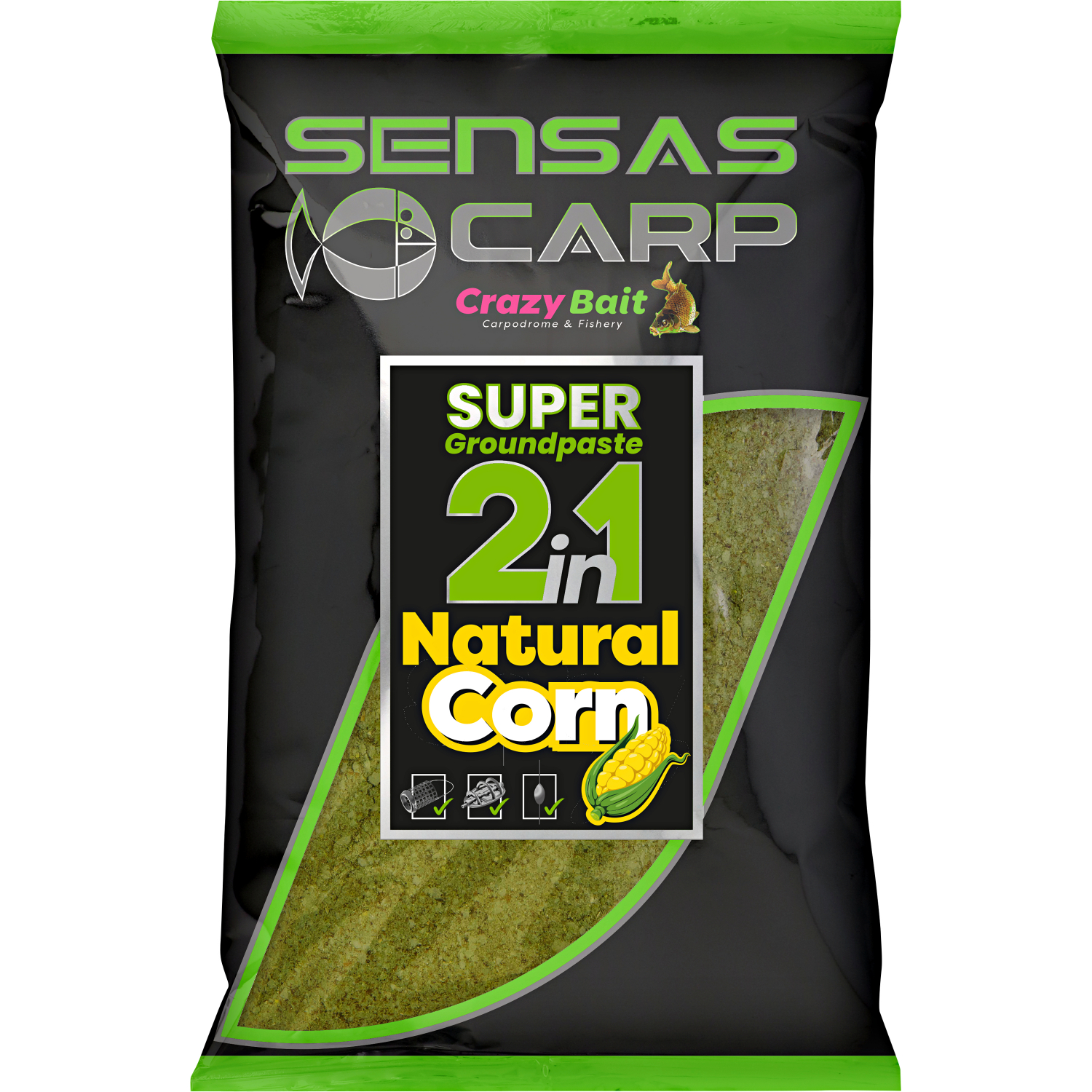Sensas Super Bait Paste 2 in 1 (Natural Corn)