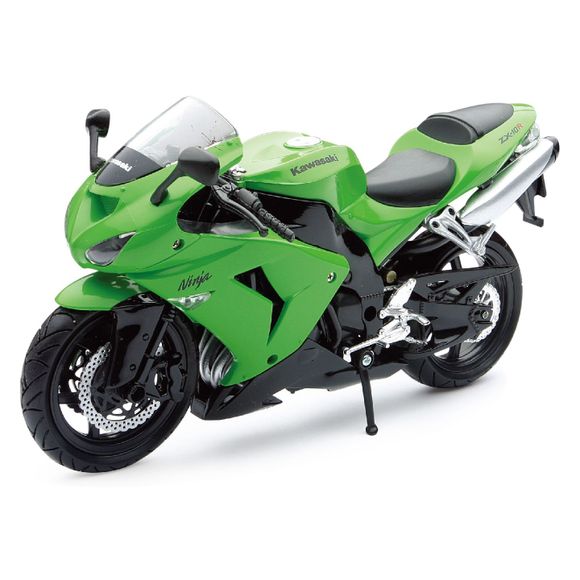 Miniature newray motorcycle kawasaki zx-10r - 1/12° scale - green / greenRef: NRY0005 / 42443A