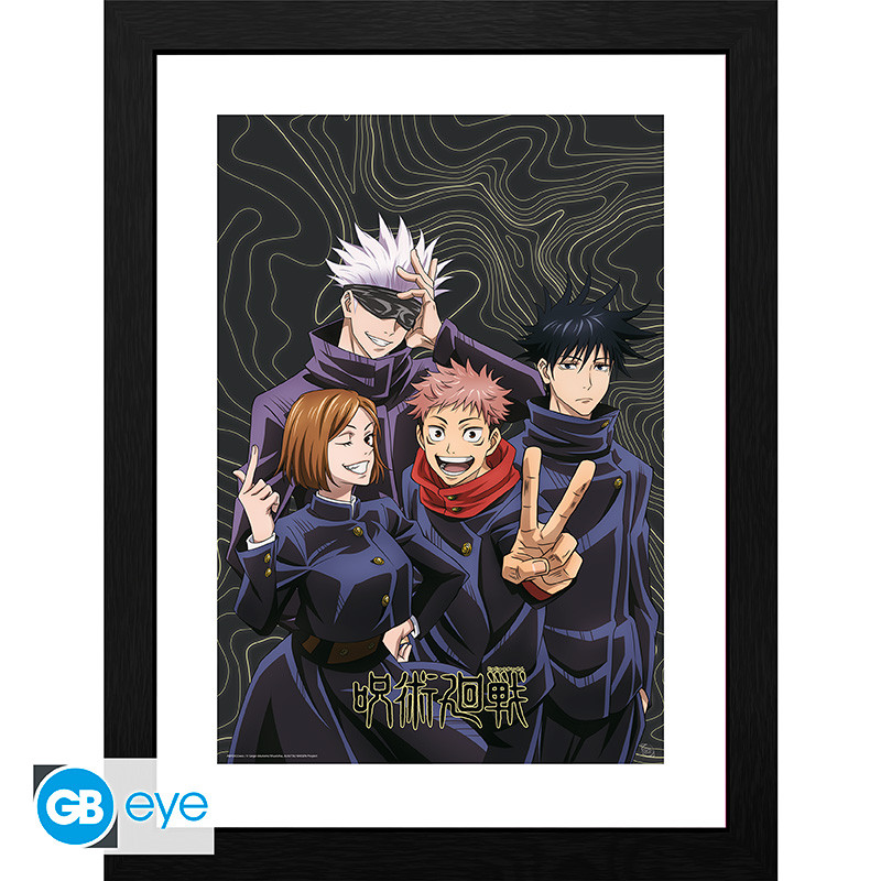 JUJUTSU KAISEN Framed print Team picture