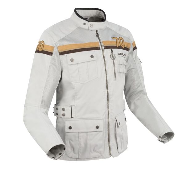 Segura Mojo Motorcycle Jacket - Gray / BrownRef: Sg1445-C8487