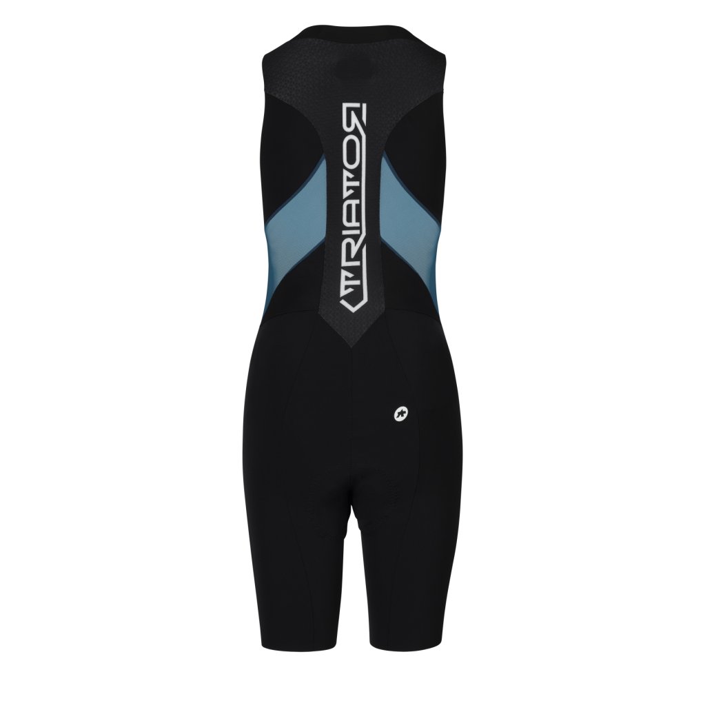 Assos TRIATOR No Sleeve Speedsuit Women - adamant blue
