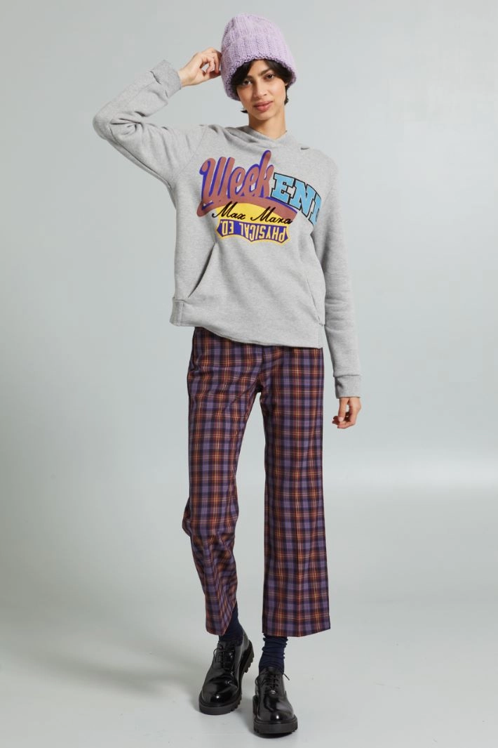 Turn-up beanie hat - LILAC