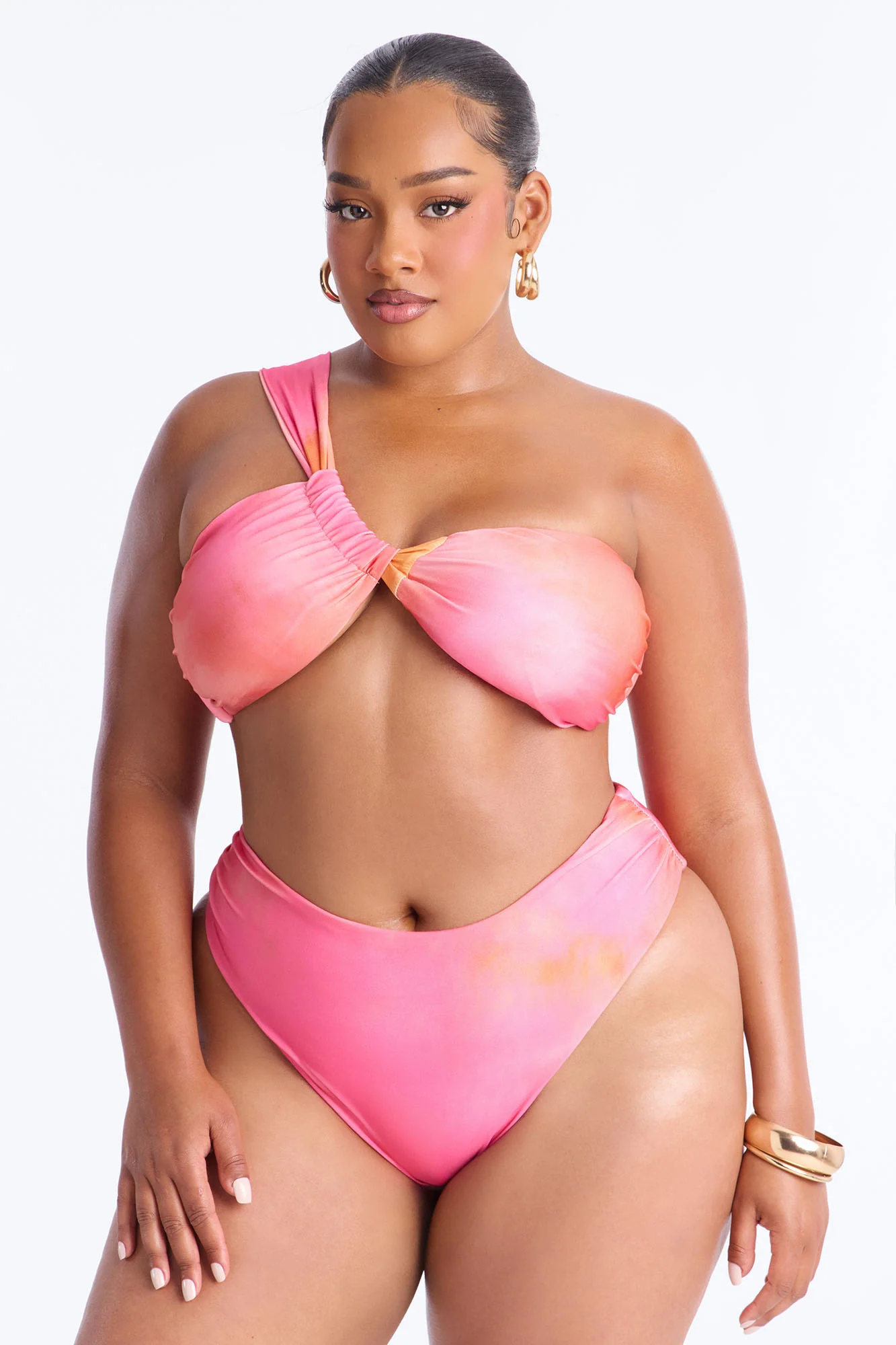 As The Sun Sets 2 Piece Bikini - Pink/combo