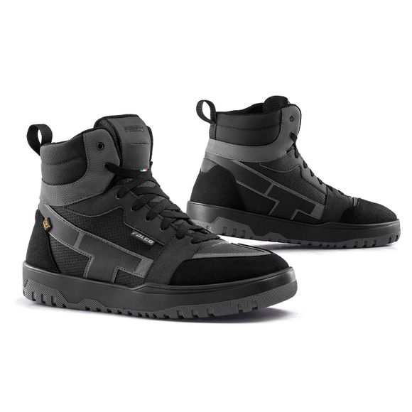 Falco DAGGER Motorcycle Riding Shoes - Black / GreyRef: FAL0168