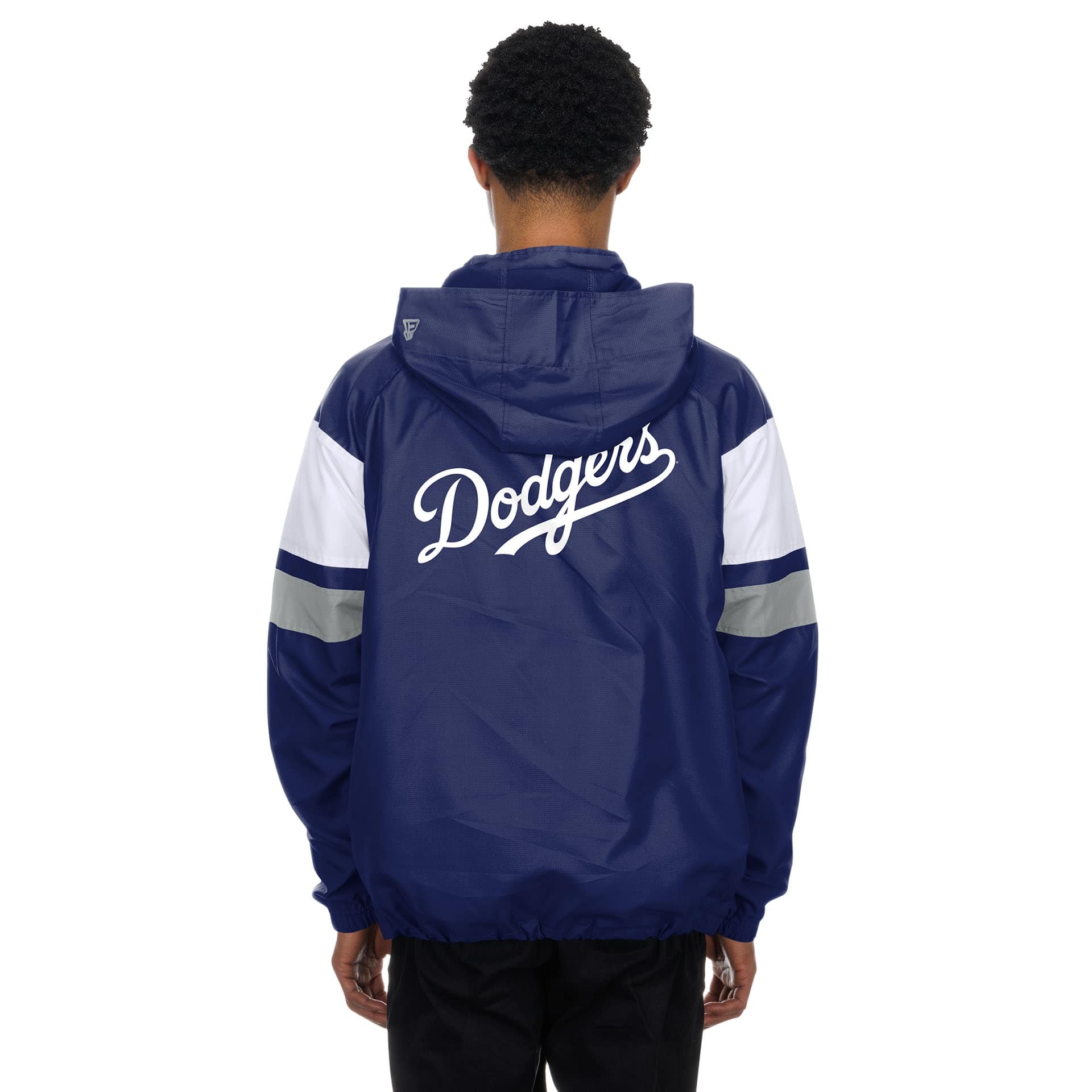 Los Angeles Dodgers MLB Quarter Zip Windbreaker Jacket Blue