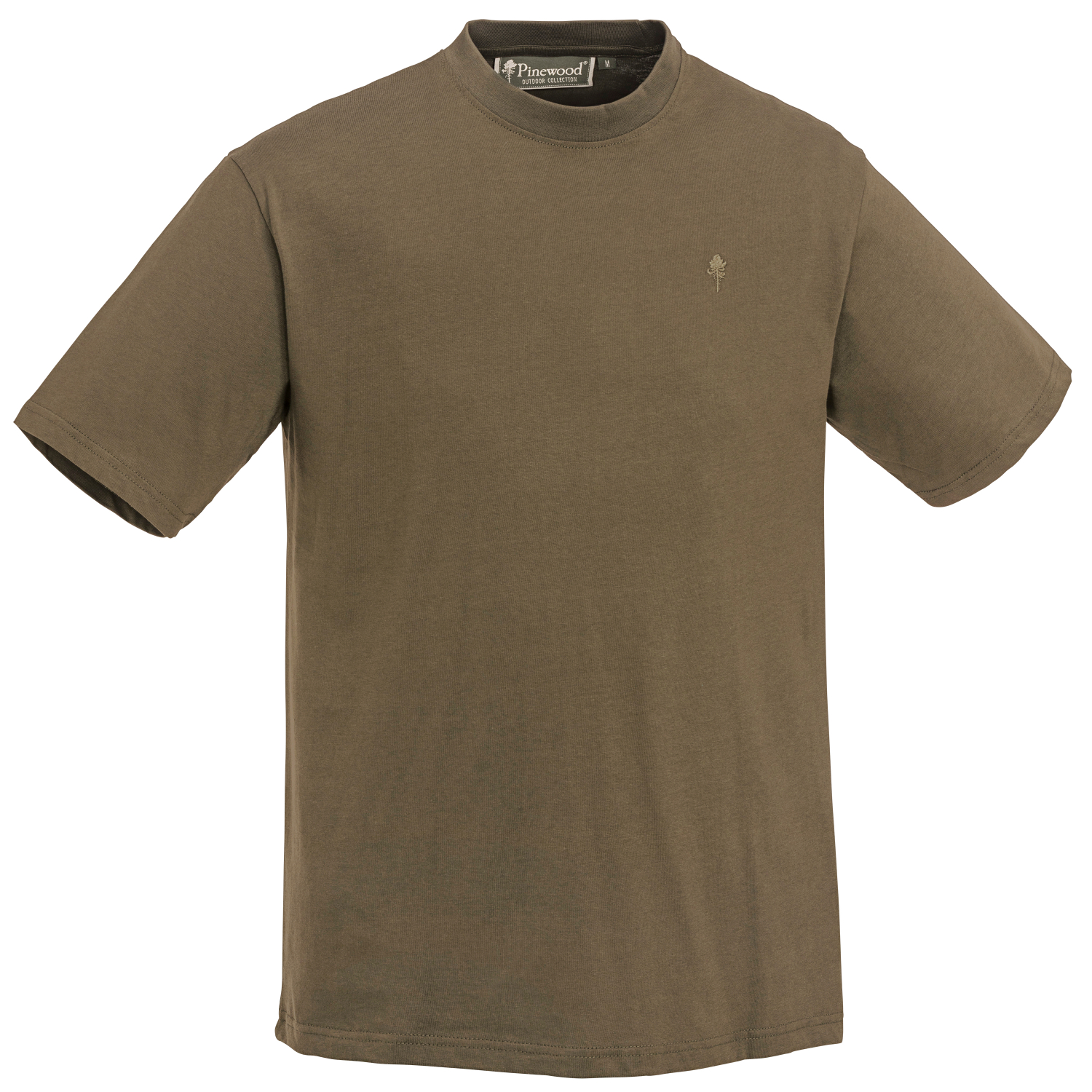 Pinewood Set of 3: T-Shirts Men (Green\/H.Brown\/Khaki)