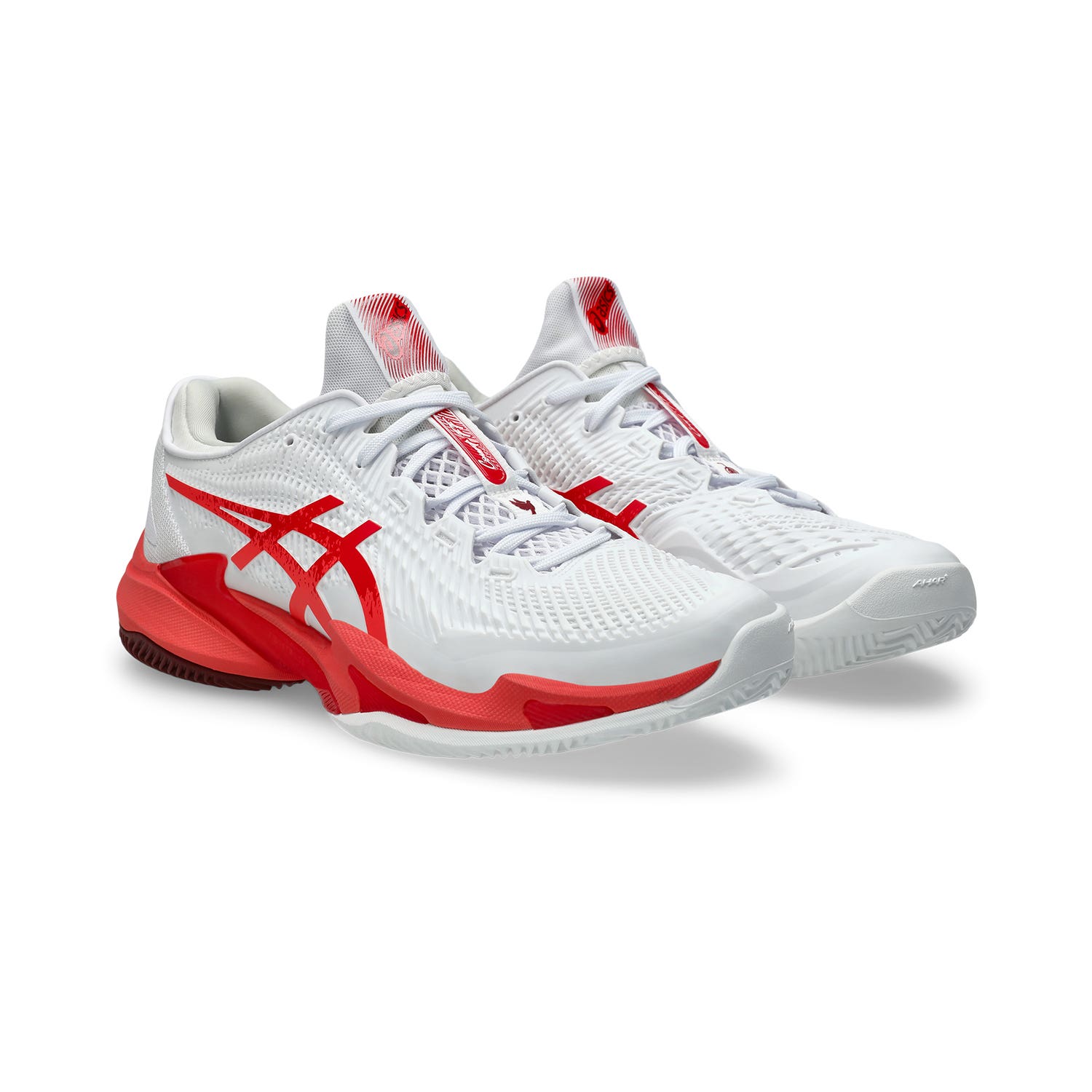ASICS COURT FF 3 NOVAK CLAY 1041A521-966 WHITE RED