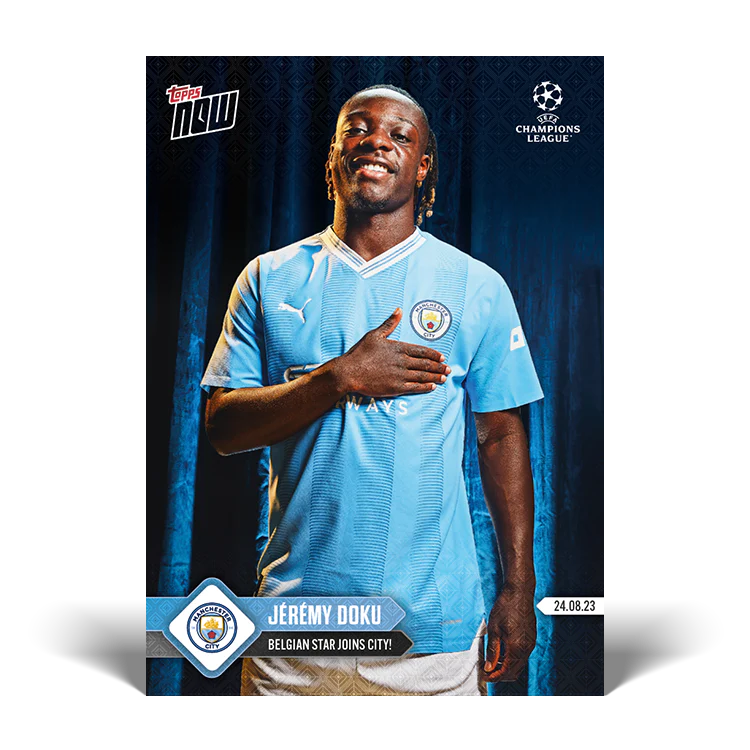 Topps UK - Belgian Star joins City! - UCL TOPPS NOW® Card #3