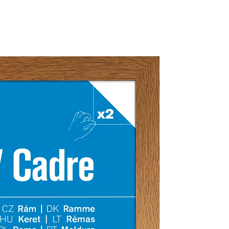 MDF Oak Frame A2 (42 x 59,4 cm)