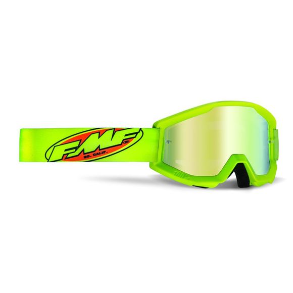 FMF VISION POWERCORE CORE FLUO YELLOW YOUTH IRIDIUM cross mask - YellowRef: FMF vision0033 / f5005500003