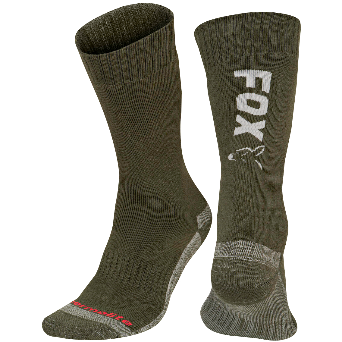 Fox Collection Thermolite Long Socks (Green\/Silver)