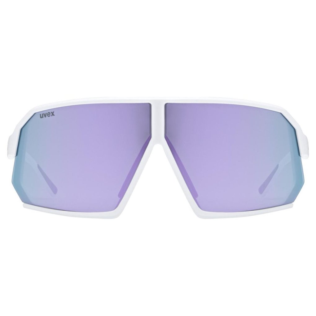 Uvex sportstyle 237 Glasses - white matt/mirror lavender