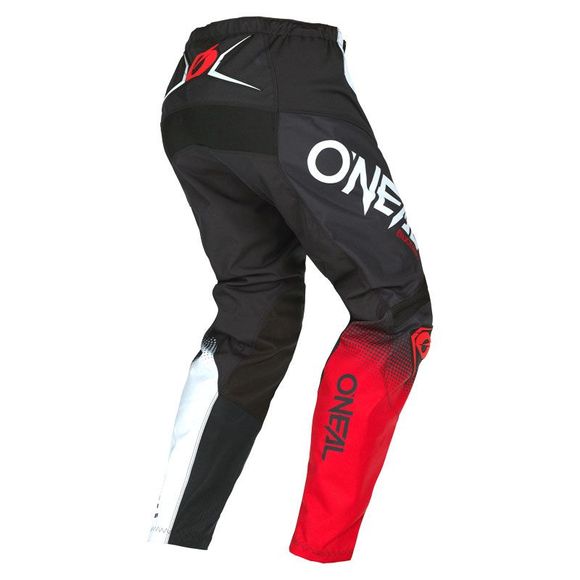 Pantalon cross O'Neal ELEMENT - RACEWEAR V.22 - BLACK WHITE RED 2023 - Noir / RougeRef : OL1751