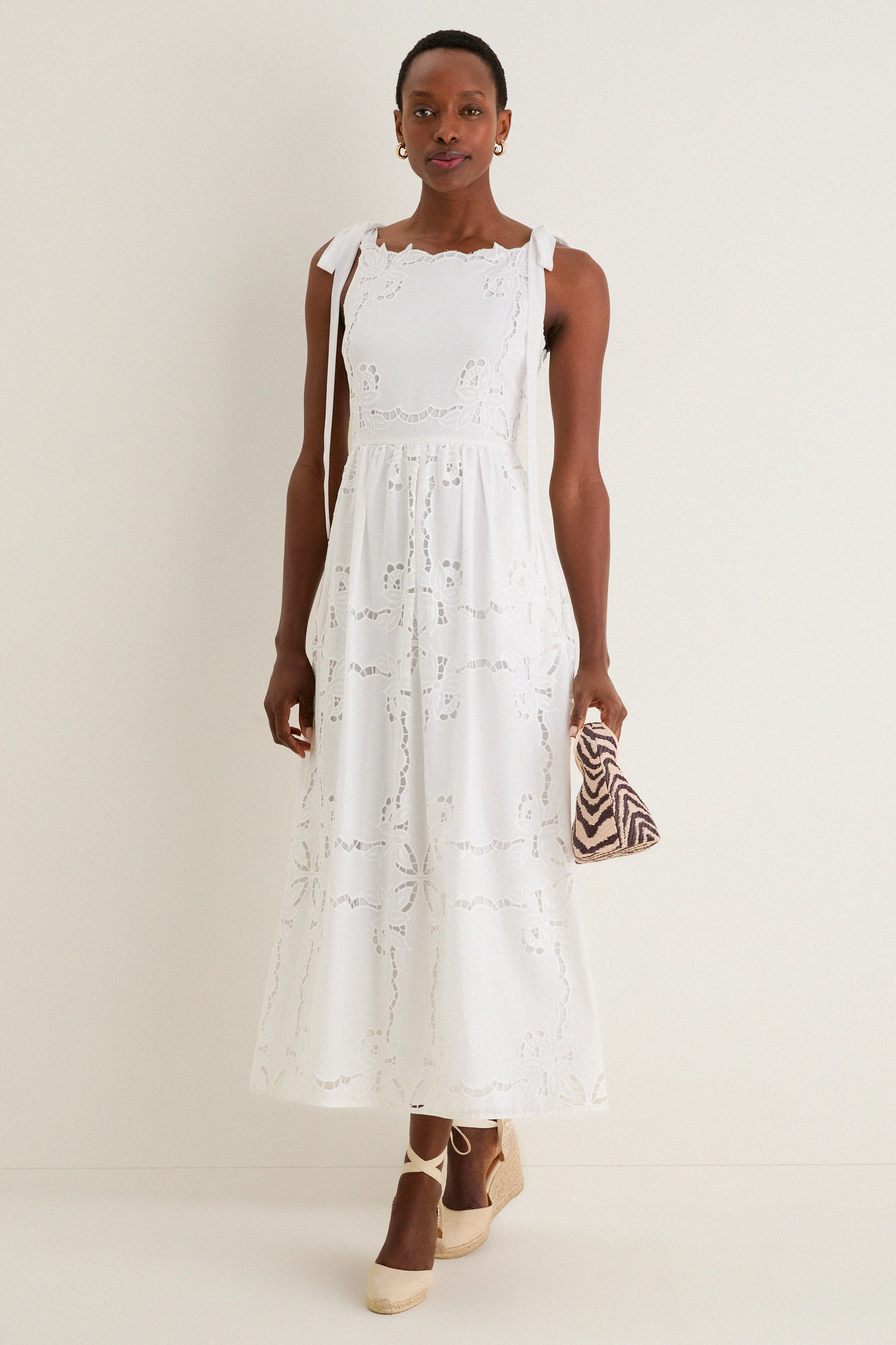 White April Midi Dress