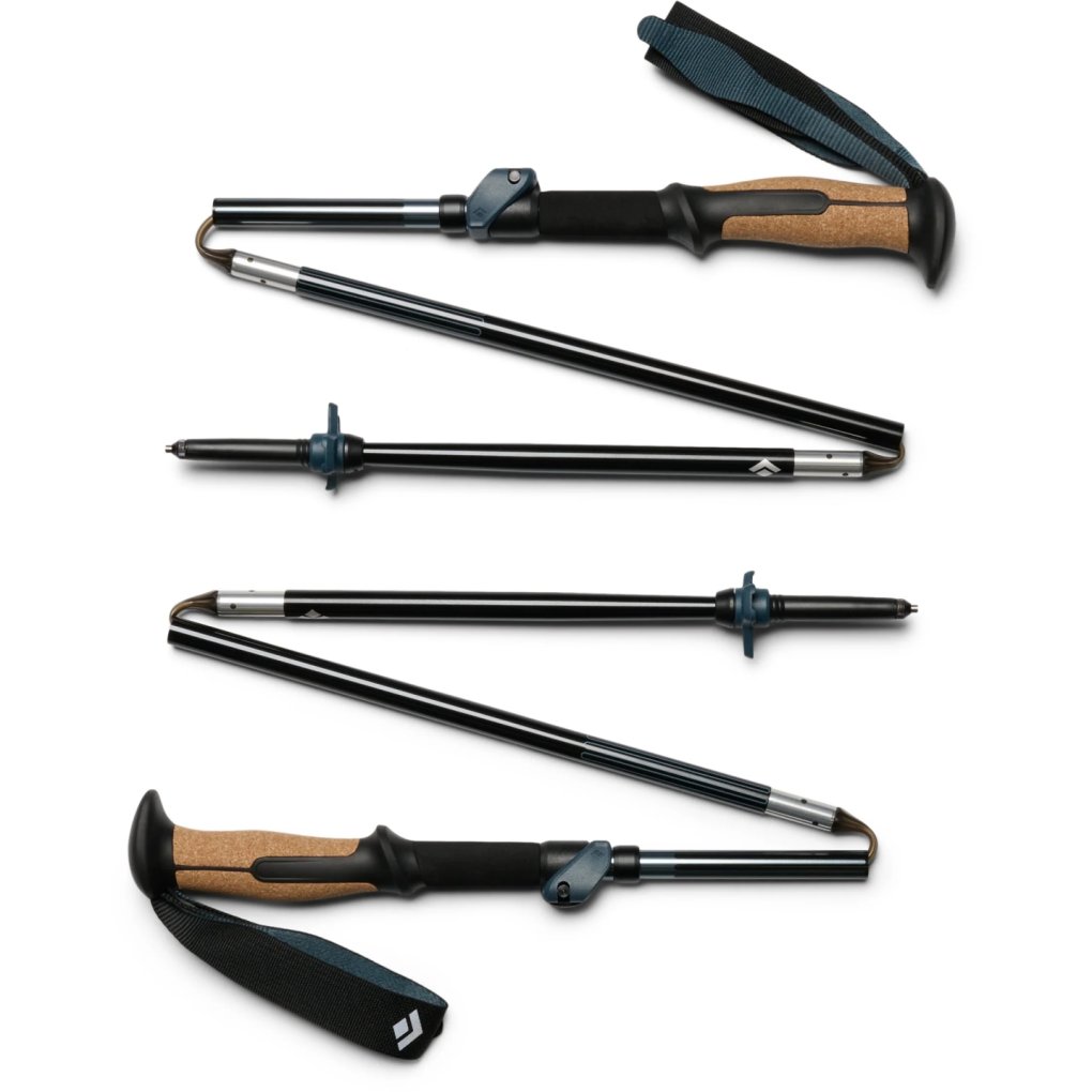 Black Diamond Trail Vista FLZ Trekking Poles (Pair) - Midnight Blue