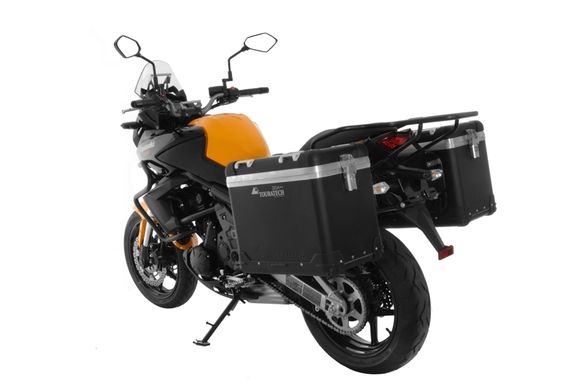 Touratech ZEGA Pro 45/45 suitcase - Black support included - Black anodizedRef: Trt01840A / 01-408-5772-0