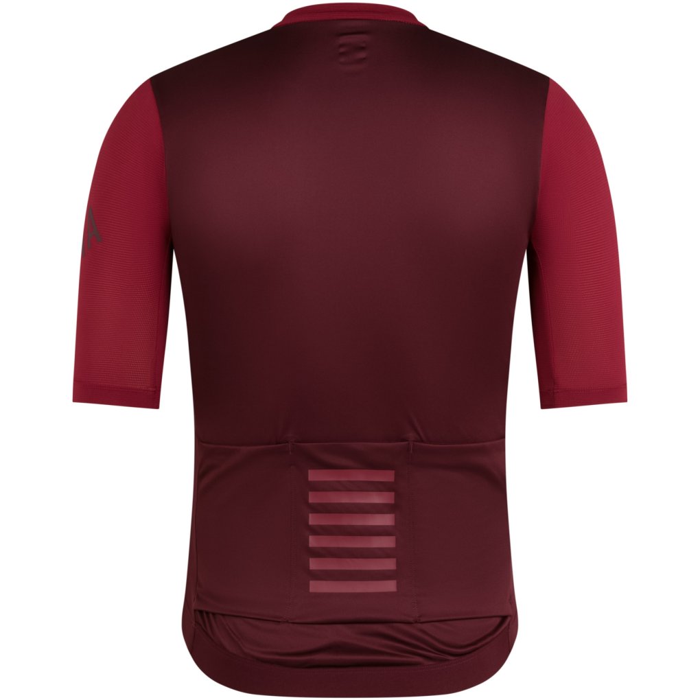 Rapha Pro Team Training Short Sleeve Jersey Men - burgundy/port