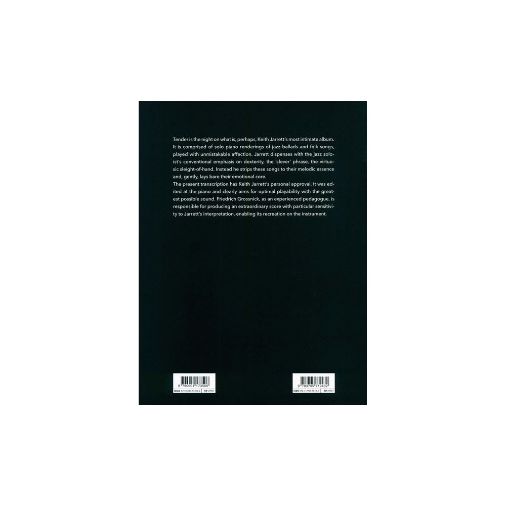 Schott Keith Jarrett Melody At Night – Thomann Ireland