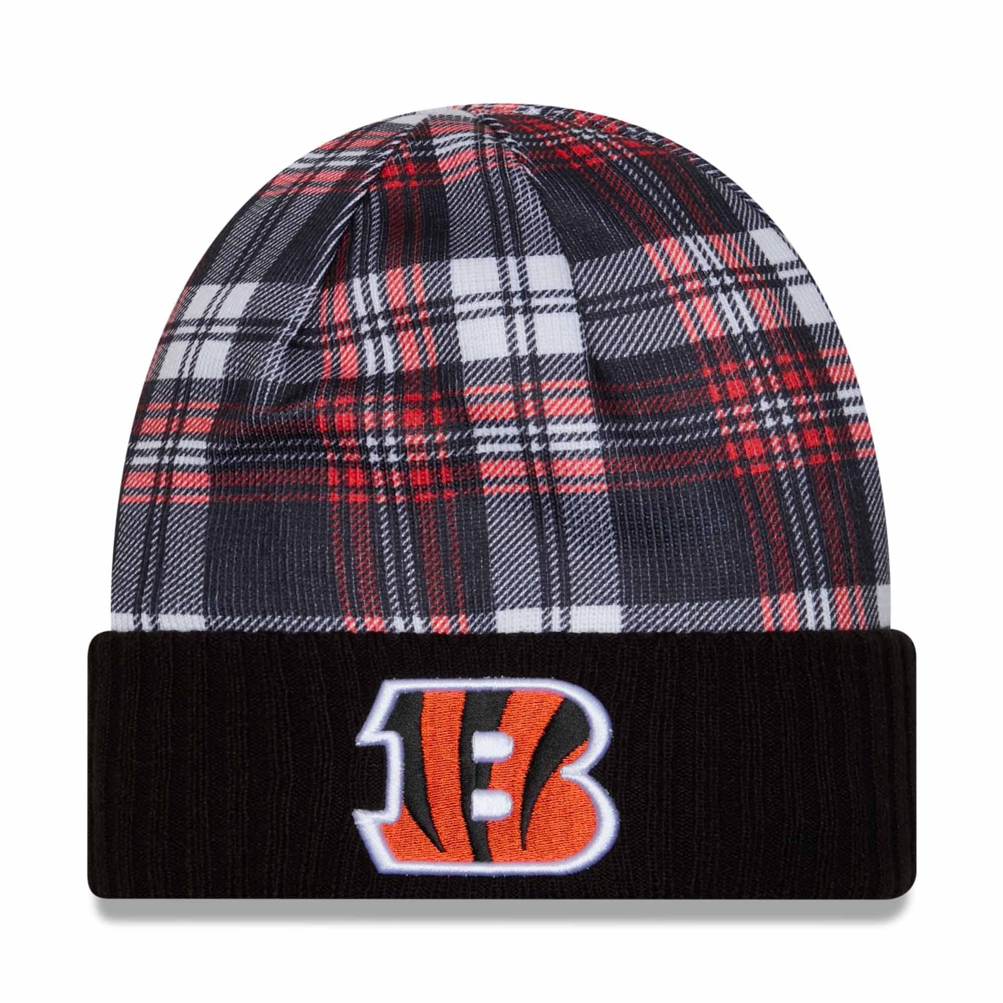 Cincinnati Bengals 2024 NFL Sideline Statement New Era Knit Hat Black
