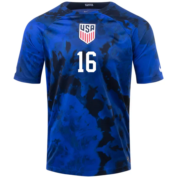 United States Jordan Morris Away Jersey 22/23 (Bright Blue/White)