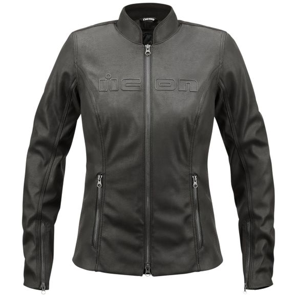 Icon Tuscadero2 Women - Black Motorcycle JacketRef: IC0841